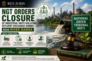 NGT Orders Closure of Industrial Units Violating Effluent Discharge Norms Near River Ganga