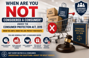 When are You NOT Considered a Consumer?